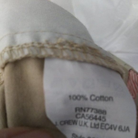 NWT J.Crew City Fit Chino Shorts size 4 - Picture 6 of 11